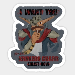 Krimzon Guard Sticker